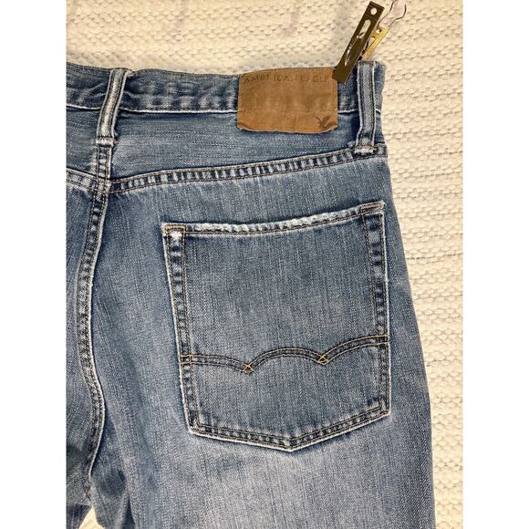 American Eagle Distressed Bootcut Men's Jeans 34x32, tag says 32x34 - Picture 11 of 14